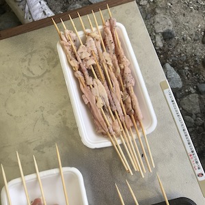 焼き鳥　西丹沢マウントブリッジ