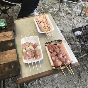 焼き鳥　西丹沢マウントブリッジ